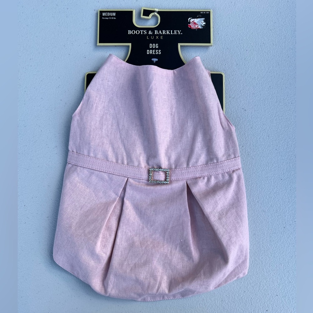 Boots & Barkley Luxe Pink Dog Dress